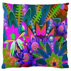 Abstract Digital Art  Large Cushion Case (two Sides) by Nexatart