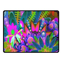 Abstract Digital Art  Double Sided Fleece Blanket (small) 