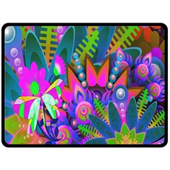 Abstract Digital Art  Double Sided Fleece Blanket (large)  by Nexatart