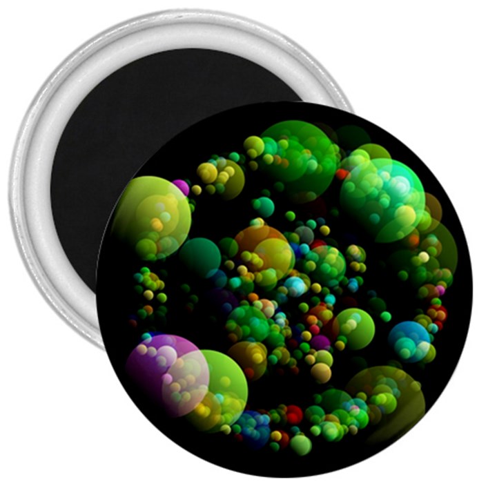 Abstract Balls Color About 3  Magnets