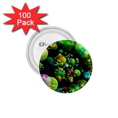 Abstract Balls Color About 1.75  Buttons (100 pack) 