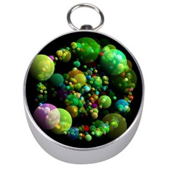 Abstract Balls Color About Silver Compasses by Nexatart