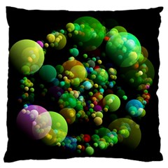 Abstract Balls Color About Standard Flano Cushion Case (one Side) by Nexatart