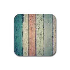 Abstract Board Construction Panel Rubber Coaster (square)  by Nexatart