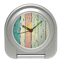 Abstract Board Construction Panel Travel Alarm Clocks