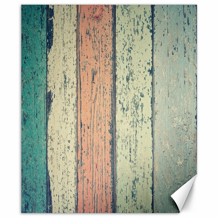 Abstract Board Construction Panel Canvas 8  x 10 