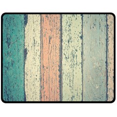 Abstract Board Construction Panel Double Sided Fleece Blanket (medium)  by Nexatart