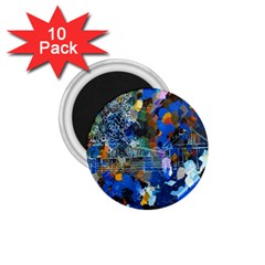 Abstract Farm Digital Art 1 75  Magnets (10 Pack)  by Nexatart