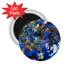 Abstract Farm Digital Art 2 25  Magnets (100 Pack)  by Nexatart