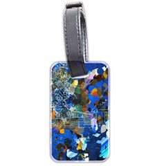 Abstract Farm Digital Art Luggage Tags (two Sides) by Nexatart