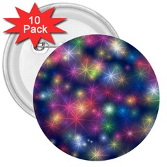 Abstract Background Graphic Design 3  Buttons (10 Pack) 