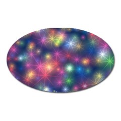 Abstract Background Graphic Design Oval Magnet by Nexatart