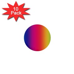 Abstract Rainbow 1  Mini Buttons (10 Pack) 