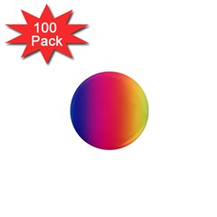 Abstract Rainbow 1  Mini Magnets (100 Pack) 