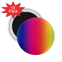 Abstract Rainbow 2 25  Magnets (10 Pack) 