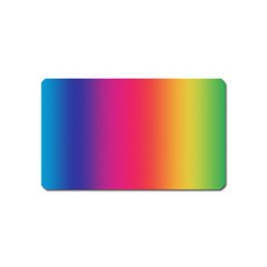 Abstract Rainbow Magnet (name Card) by Nexatart