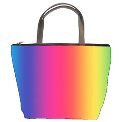 Abstract Rainbow Bucket Bags