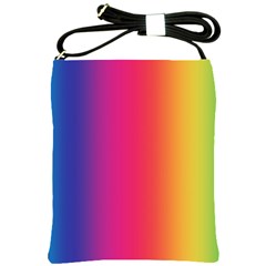 Abstract Rainbow Shoulder Sling Bags