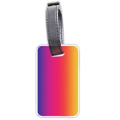 Abstract Rainbow Luggage Tags (one Side) 