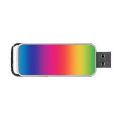 Abstract Rainbow Portable Usb Flash (one Side) by Nexatart