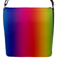 Abstract Rainbow Flap Messenger Bag (s)