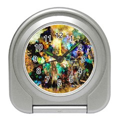 Abstract Digital Art Travel Alarm Clocks