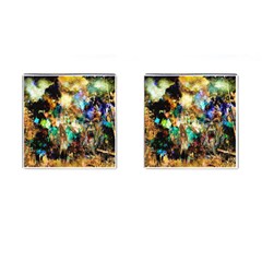 Abstract Digital Art Cufflinks (square) by Nexatart