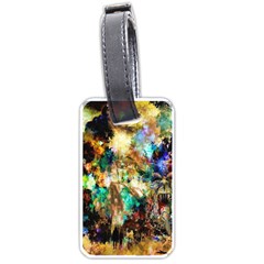 Abstract Digital Art Luggage Tags (one Side) 