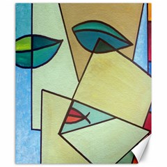 Abstract Art Face Canvas 20  X 24  