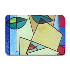 Abstract Art Face Small Doormat 