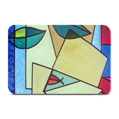 Abstract Art Face Plate Mats