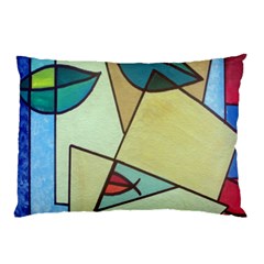 Abstract Art Face Pillow Case (two Sides)