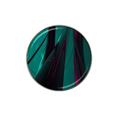 Abstract Green Purple Hat Clip Ball Marker by Nexatart