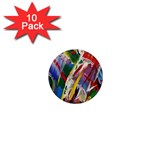 Abstract Art Art Artwork Colorful 1  Mini Magnet (10 pack)  Front