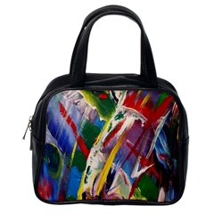 Abstract Art Art Artwork Colorful Classic Handbags (one Side)