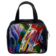 Abstract Art Art Artwork Colorful Classic Handbags (2 Sides)