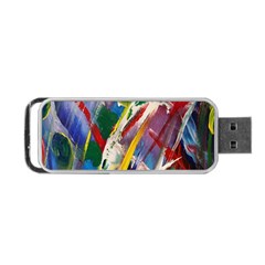 Abstract Art Art Artwork Colorful Portable Usb Flash (one Side)