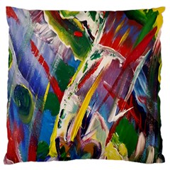 Abstract Art Art Artwork Colorful Standard Flano Cushion Case (two Sides) by Nexatart