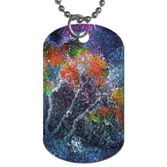 Abstract Digital Art Dog Tag (two Sides)