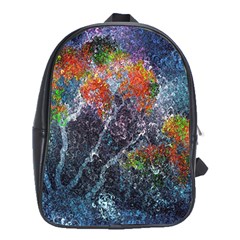 Abstract Digital Art School Bags (xl) 