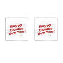 Happy Chinese New Year Design Cufflinks (square) by dflcprints