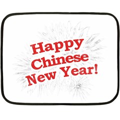 Happy Chinese New Year Design Fleece Blanket (mini) by dflcprints