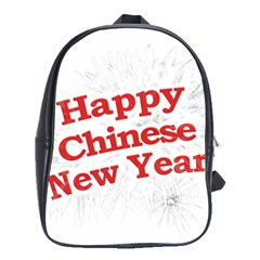 Happy Chinese New Year Design School Bags(large)  by dflcprints