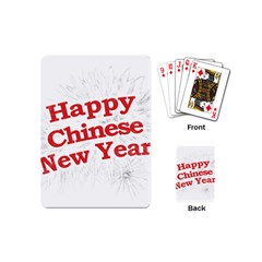 Happy Chinese New Year Design Playing Cards (mini)  by dflcprints