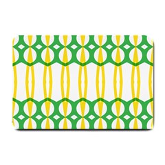 Green Yellow Shapes                                                                                                                   			small Doormat