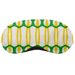 Green Yellow Shapes                                                                                                                   			sleeping Mask by LalyLauraFLM