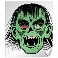 Zombie Face Vector Clipart Canvas 20  X 24   by Nexatart