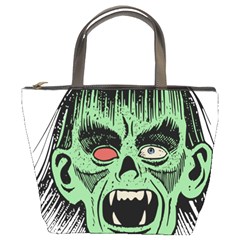 Zombie Face Vector Clipart Bucket Bags by Nexatart