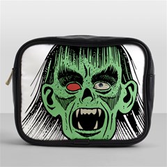 Zombie Face Vector Clipart Mini Toiletries Bags by Nexatart