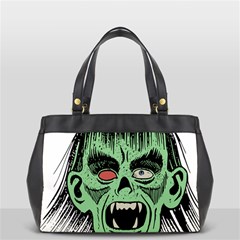 Zombie Face Vector Clipart Office Handbags (2 Sides)  by Nexatart